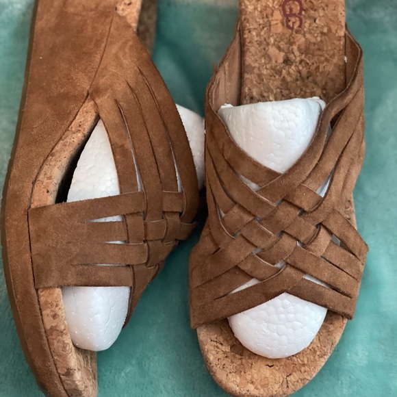 PRELOVED ✨ UGG Lilah Wedge Sandals - Picture 3 of 6